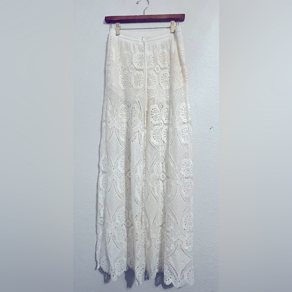 MUSIC FESTIVAL PERFECTION Johnny Was-Liberty Garden collection lace lined pants